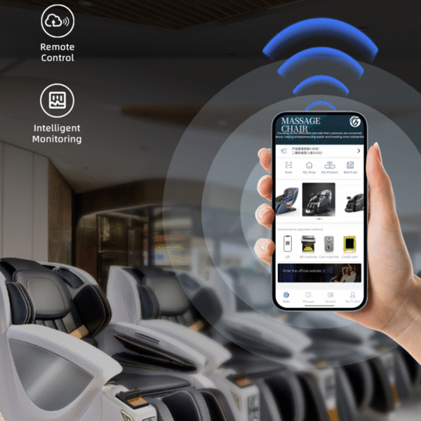 Commercial Coin Bill Operated Vending Massage Chair with NFC - Image 2